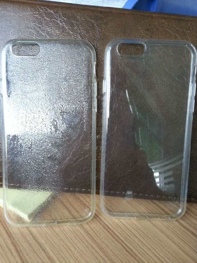 TPU油污處理水使用前后對(duì)比